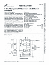 DataSheet ADC0809 pdf